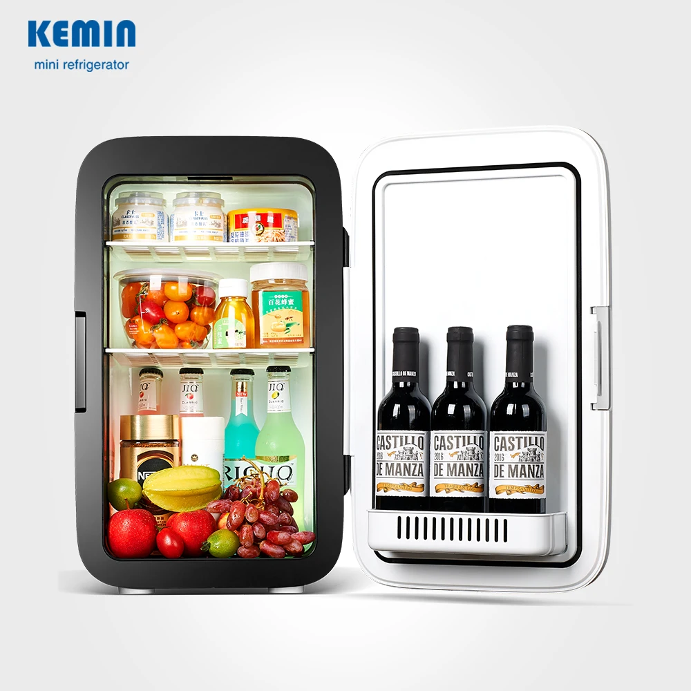 Kemin 25L 22 Celsius Lowest Hot-cold Mini Food Fridge, Car Portable Fridge 12v/220V