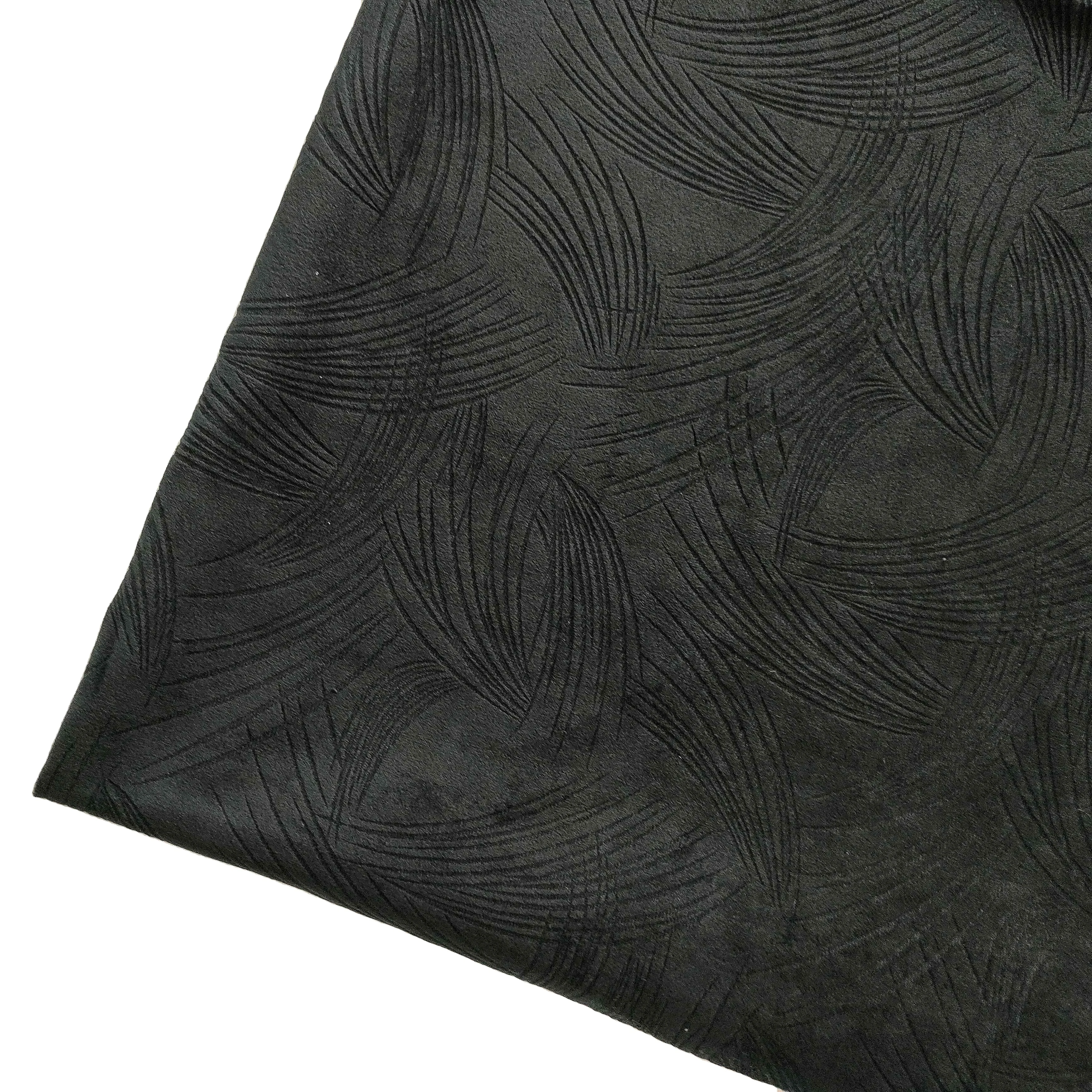 Factory Hot Sale and New Design 100% Polyester Velvet Burnout Fabric with Foam for Car Seat Cover/Sofa Cover/Bus Seat/Furniture