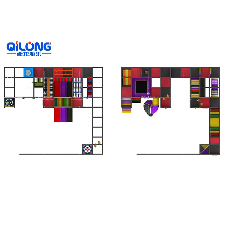 2020 New Indoor Amusement Park Game Space Indoor Theme Playground For Children With Tube Slide And Ball Poll