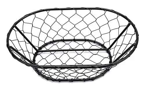 Factory wholesale 2 Pack Rope Metal Oval Bread Basket Bread Proofing Basket for Professional & Home Bakers