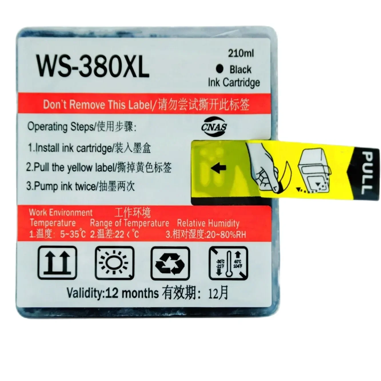 380 ink cartridge cleaning box 210ml