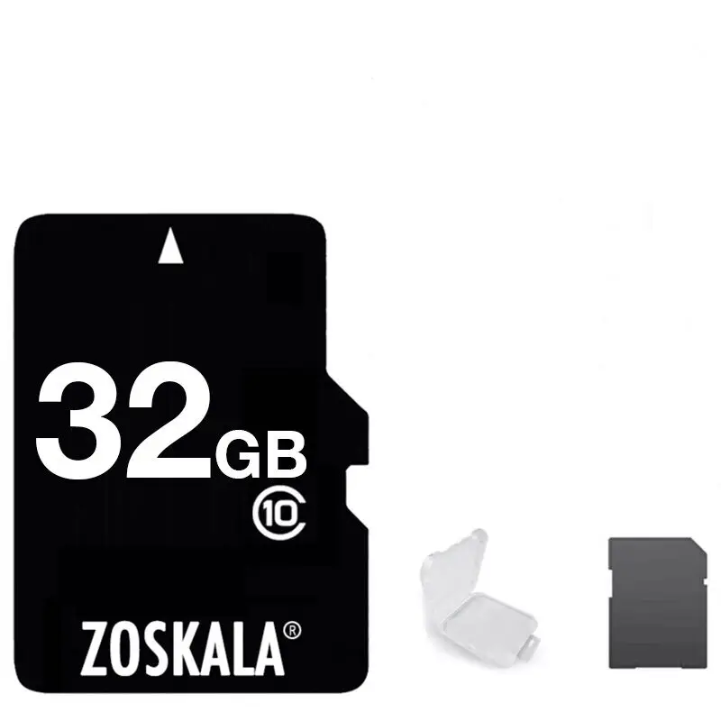 100% оригинальная карта памяти ZOSKALA 16 гб 32 64 класс 10 TF-карта с реальной емкостью 1 2 4 8