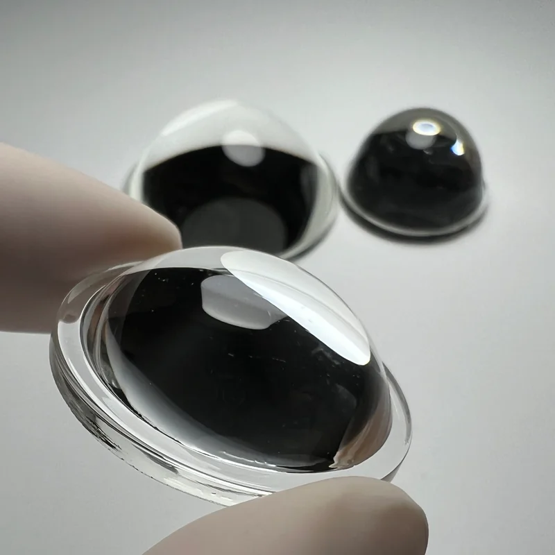 Custom size coated optical glass K9 BK7 sapphire ball hemisphere lens for digital camera laser