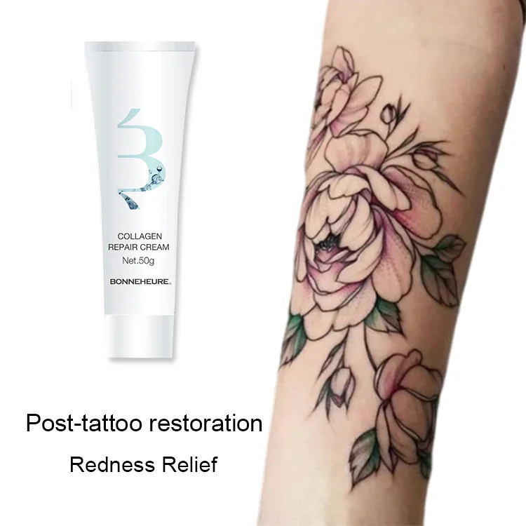 Smoothing Healing Art Tattoo Cream long lasting microblading aftercare Protects New Tattoos Collagen Repair Cream