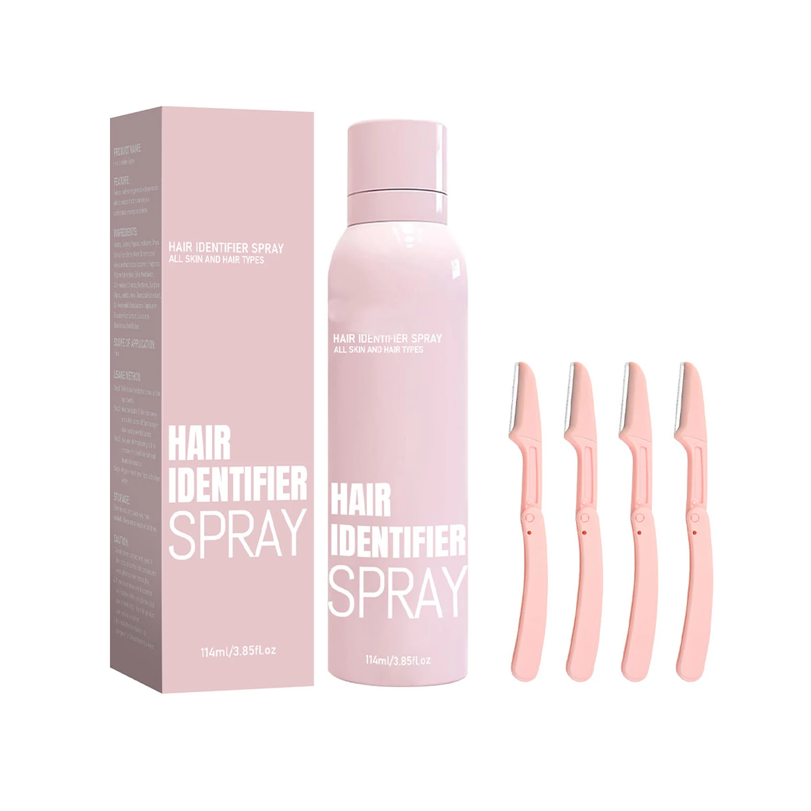 Wholesale Face Shaving Hair Removal Cream Moisturizing Hair Identifying Spray Dermaplaning Tool Kit