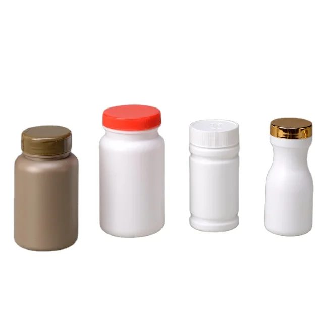 Wholesale Vitamin Pill Container Black 250 ml plastic tablets bottle for capsules