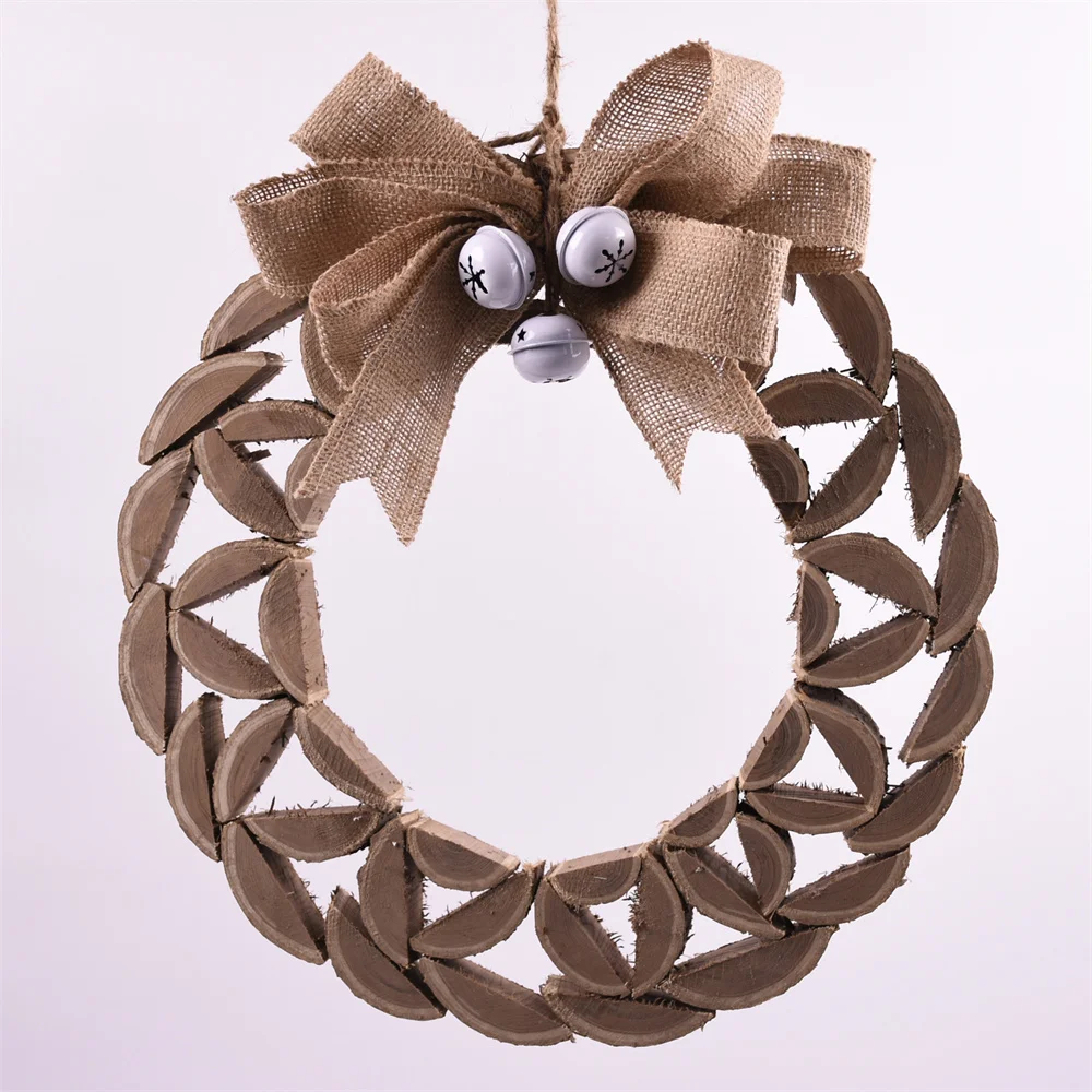 BSCI Factory customized handmade home decoration indoor autumn decor wreath for front door