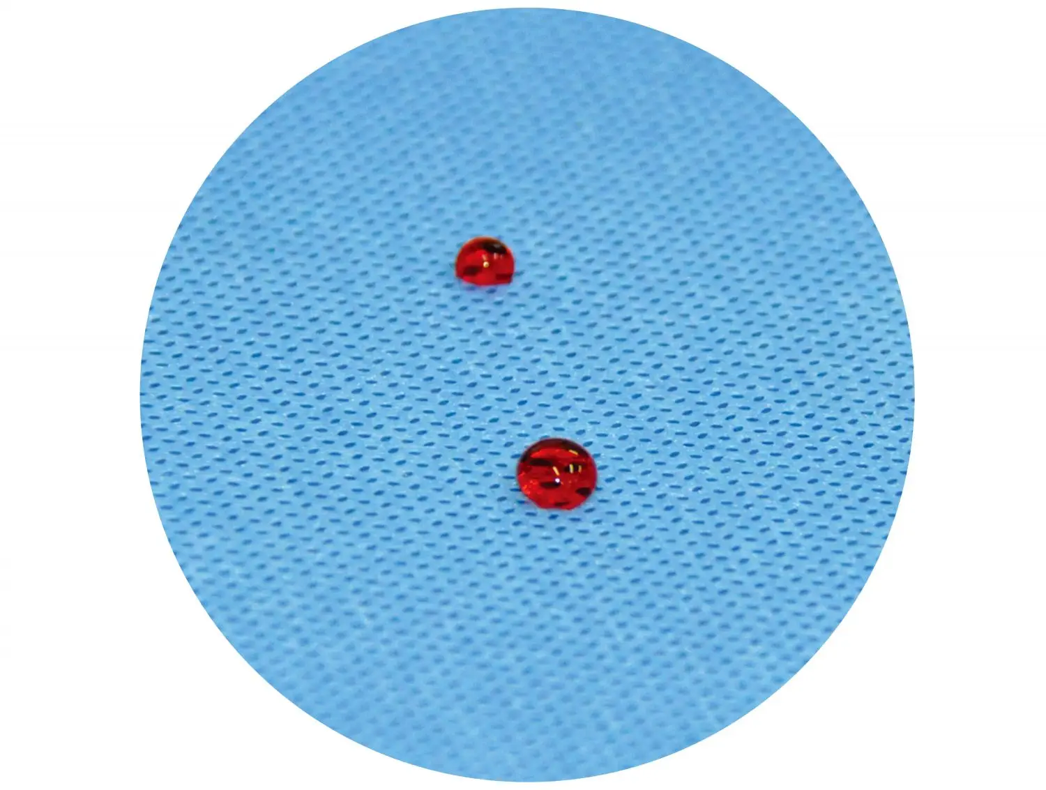 Surgical gown raw material medical blue SMS nonwoven fabric anti bacterial waterproof for drape