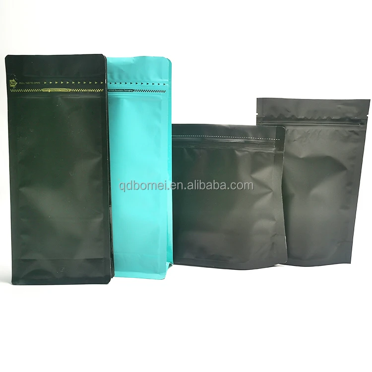 
200g stand up doypack mylar 250g coffee bean body scrub bags for coffee 