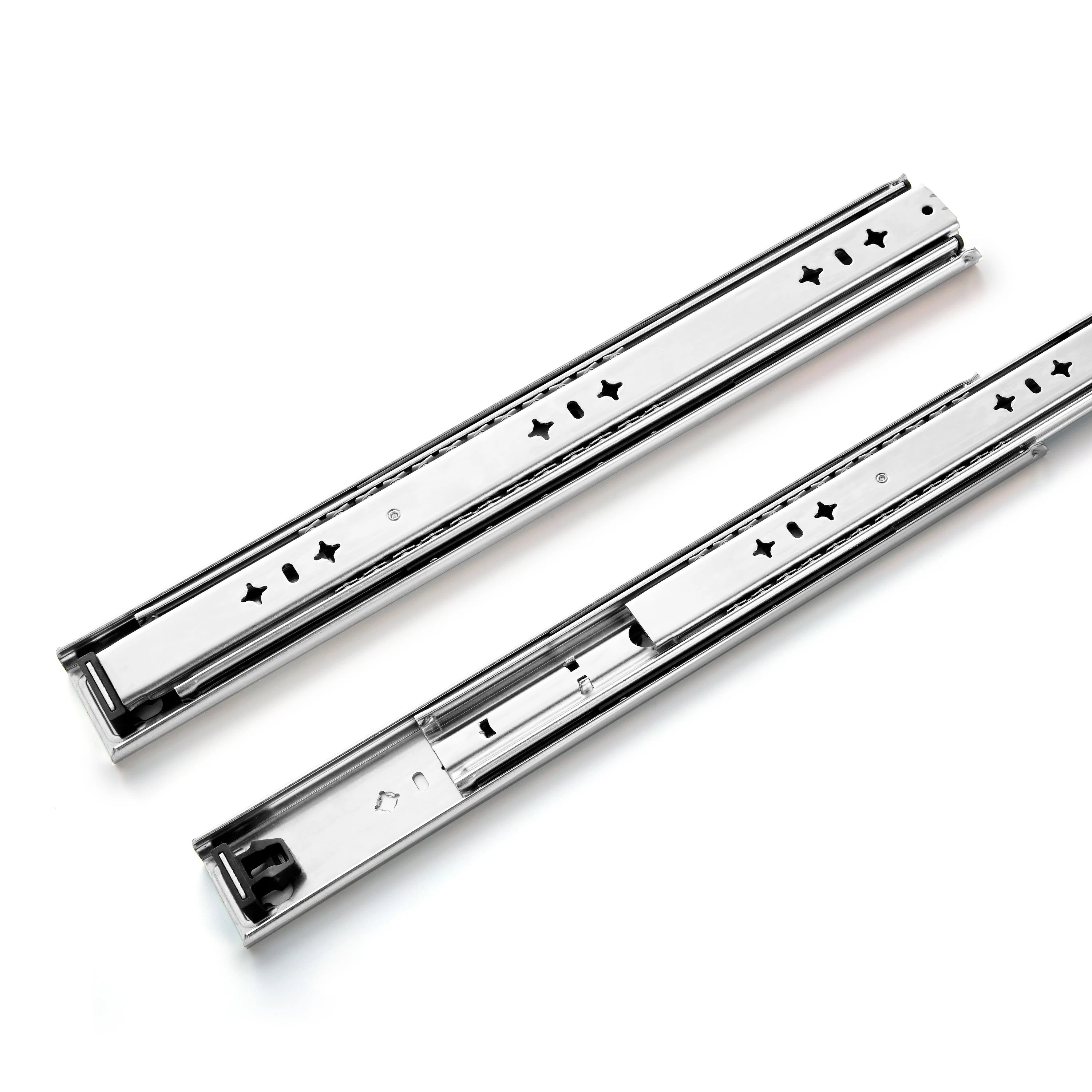 SNEIDA 53MM Wide Full Extension Ball Bearing Heavy Duty Locking Drawer Sliders Rails load 120KG