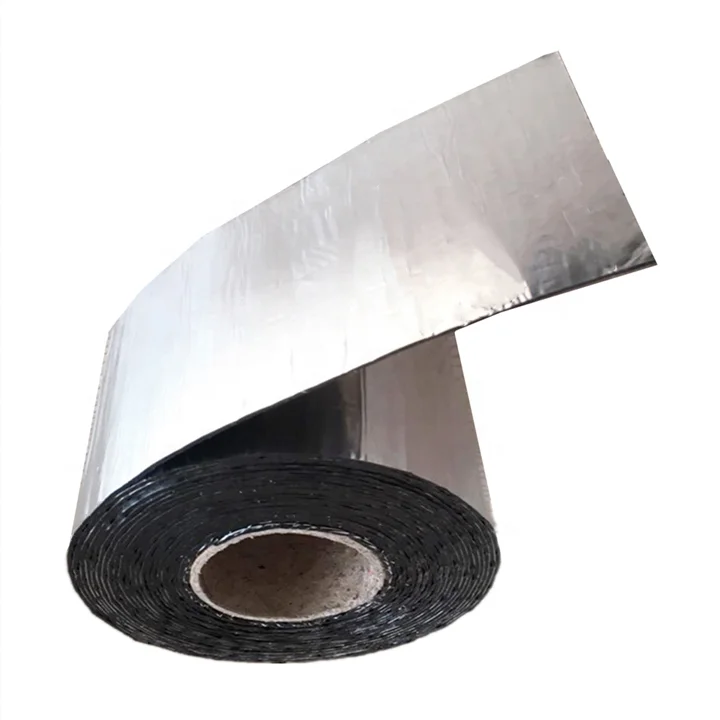 High viscosity strong Double Sided Adhesive Aluminum Foil Bitumen Asphalt Flashing Waterproof Tape for Roof Repair