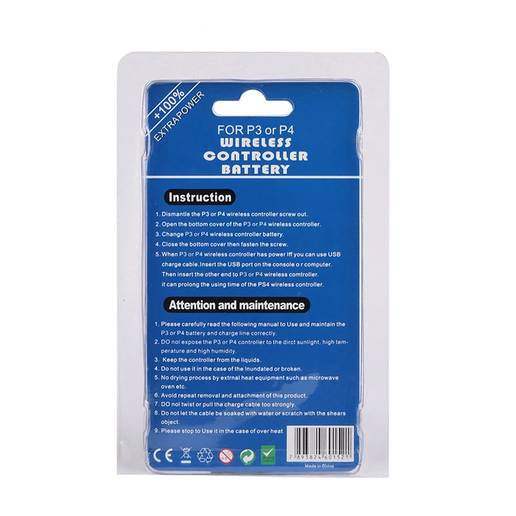 LIP1522 New Rechargeable Lithium ion Battery Pack For Sony Playstation PS4 PS4 pro Controller GamePa Battery Pack