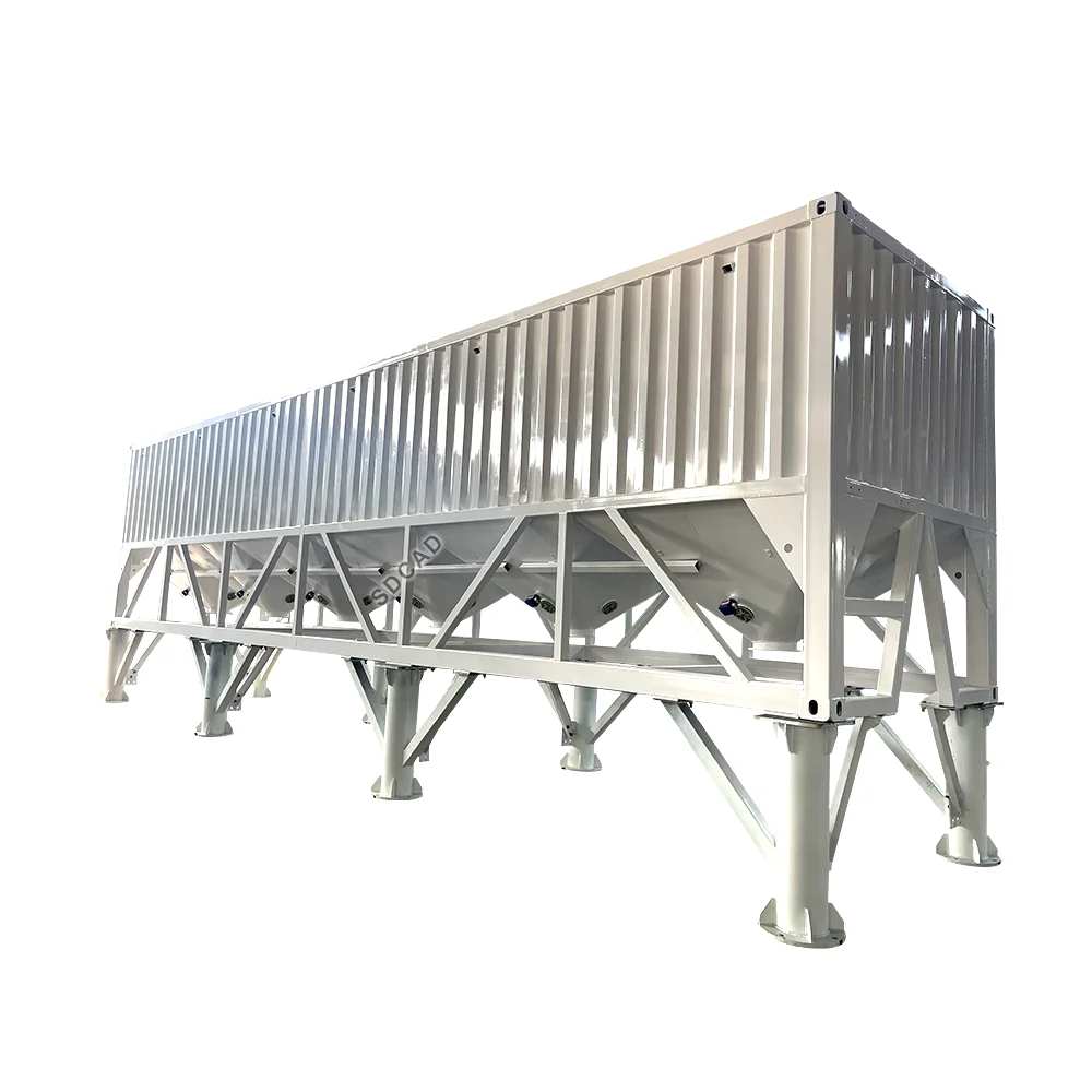 Great economy silo tank container Horizontal Silo 100 Tons Capacity for Large Scale Storage