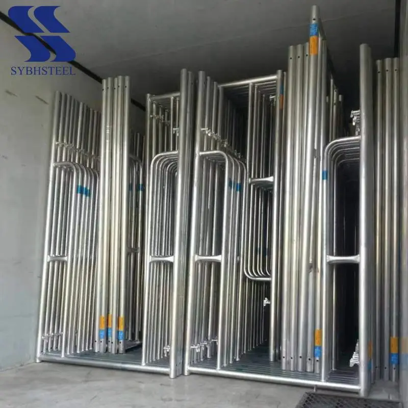Portable Door Frame Scaffold Painted for Enhanced Protection Reliable Design for Construction Sites