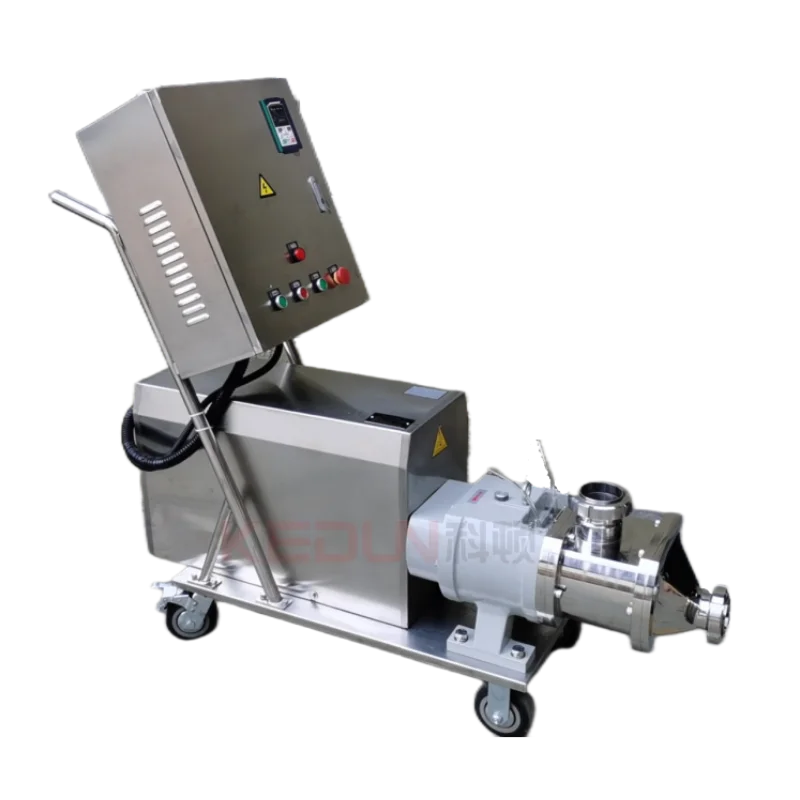 high viscosity 1000000cps solid particle transferring Sanitary Twin Screw Pump Stainless steel  Chocolate Paste Transport Pump