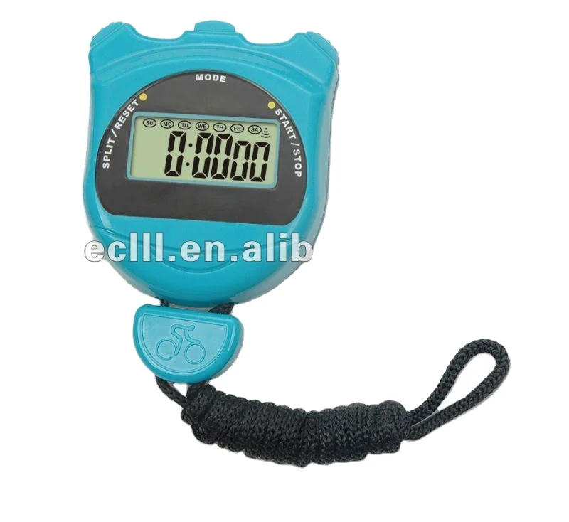 Large LCD Display Digital Professional Waterproof Sport Timer Chronometer stopwatch