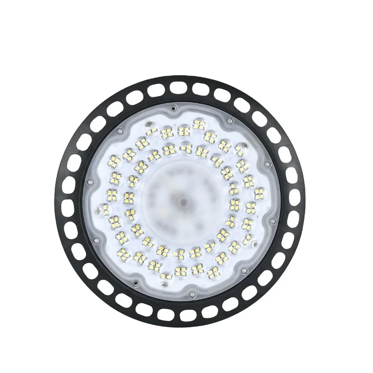 Aluminum Factory warehouse supermarket market ultra-thin greenhouse lamp 100W 150W 200W UFO mining lamp ufo high bay light