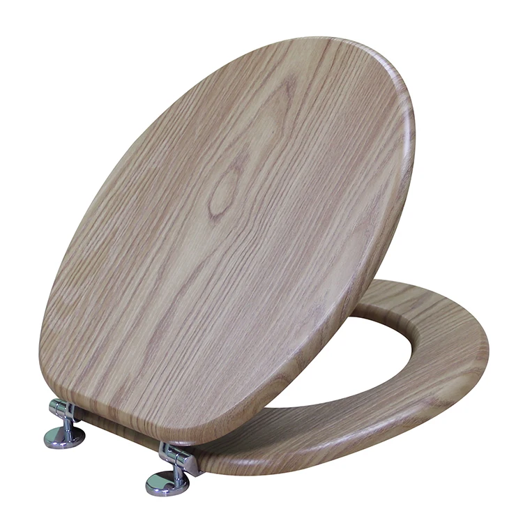 SANIPRO OVU Type Household Thickened PP Plastic Slow Drop Sitting Toilet Lid Universal Toilet Seat Cover for Bathroom