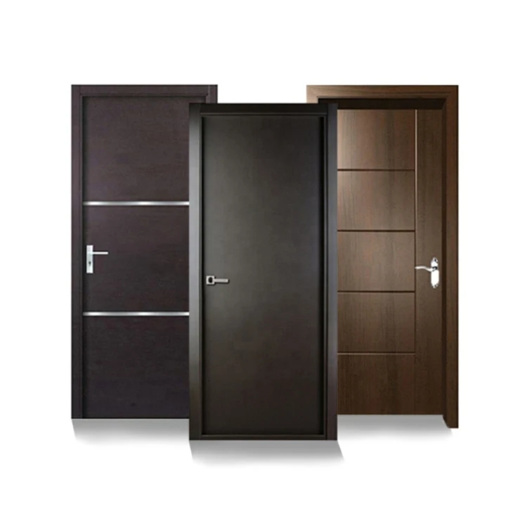 Foshan Factory Doors For Houses Interior Modern Prima Housing Interior Wooden Door  Solid Wood Interior Door