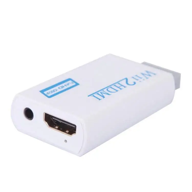 For Wii to HD 1080P Converter Wii2HDMI Adapter 3.5mm Audio Video Output Full HD 1080P Output Upscaling