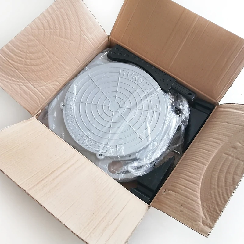 CCD or 3D Four wheel aligner car turntable high strength wear resistance turn flexibly magnesium die casting