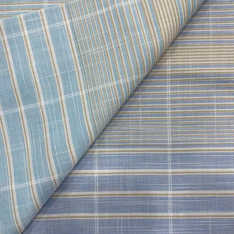  118Gsm Stripes Spandex 100 Cotton Material Fabric Printed For T-Shirt