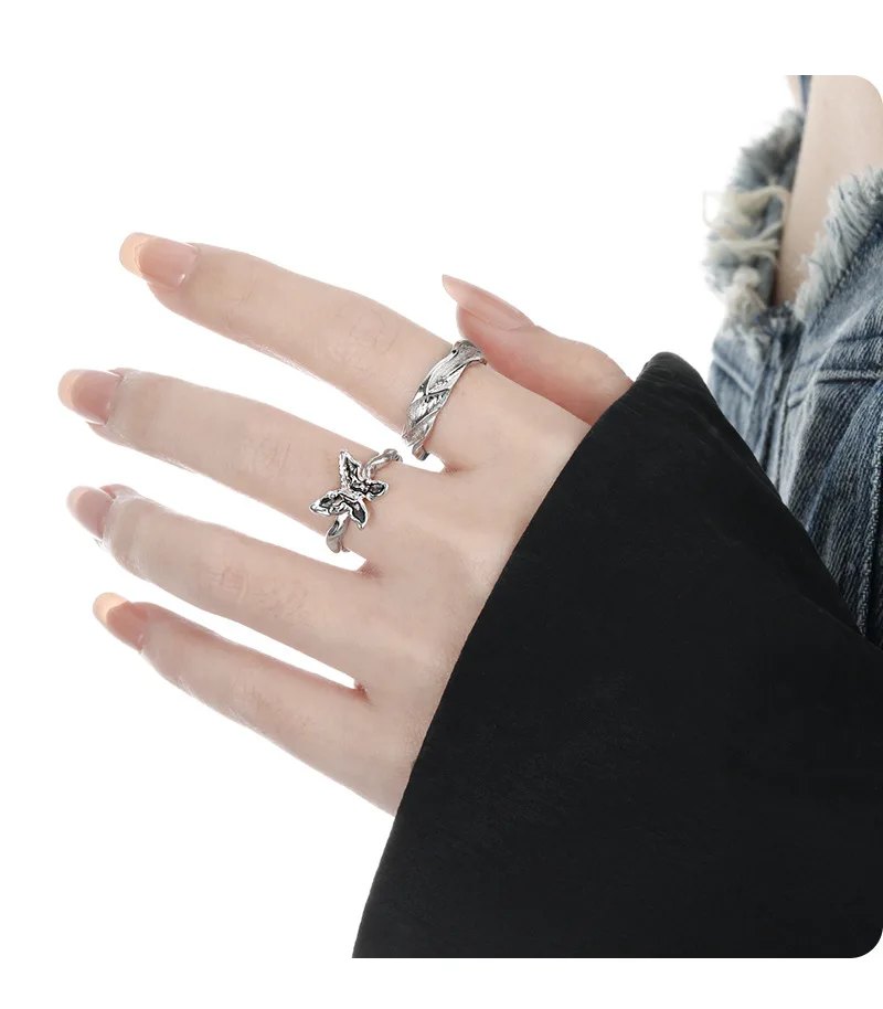 Light Luxury Fashion S925 Pure Silver Twisted Diamond 18K Gold Ring