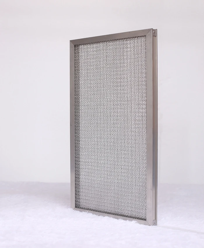
Factory direct sale G4 Initial effect Economical washable panel metal aluminum mesh stainless steel air filter 