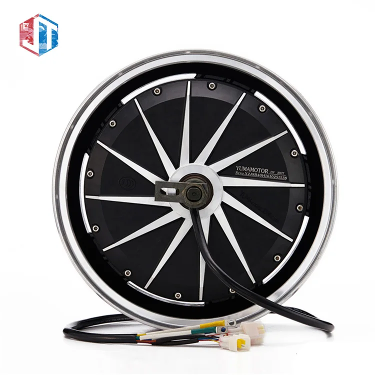 YM MOTOR 13 Inch 2000W 72V High Torque Bldc Generator hub motor for electric bike
