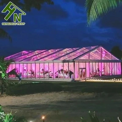 Big Transparent Outdoor Celebration Wedding Ceremony Party Tent for 300-500 People