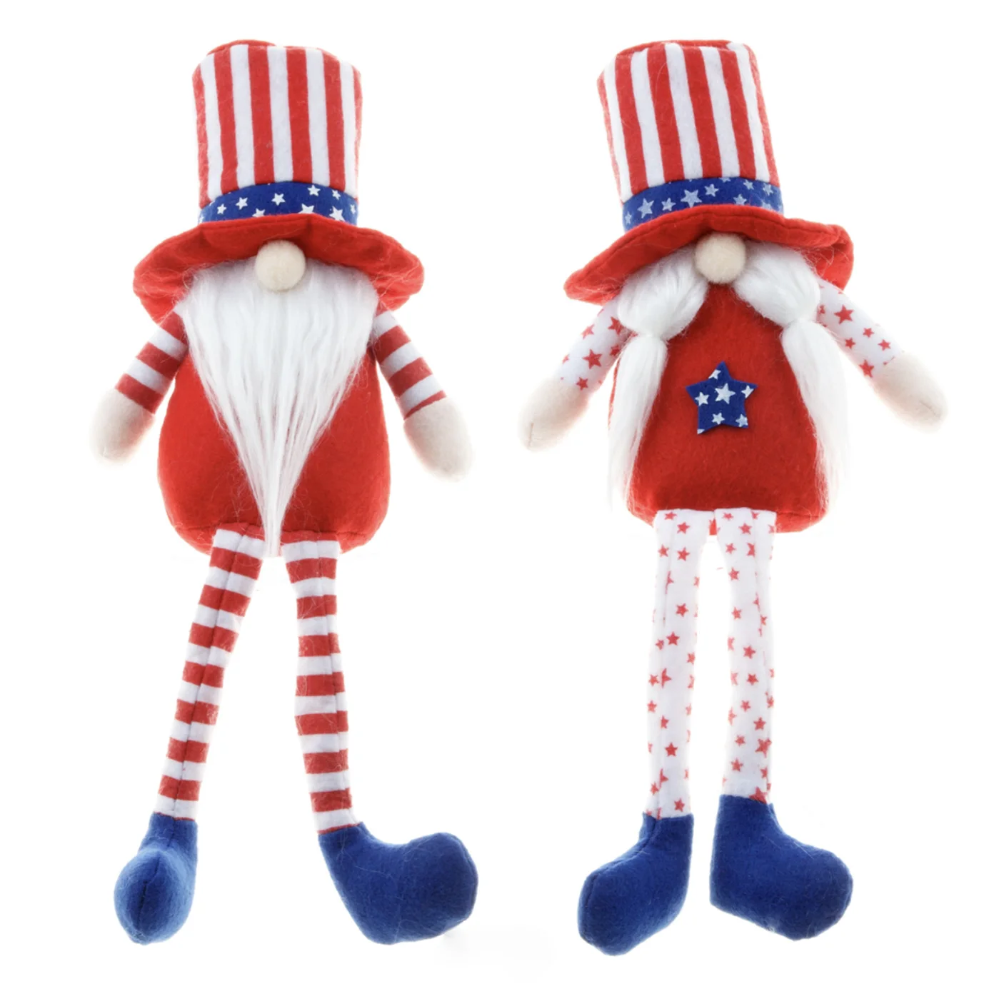
New Independence Day 2021 Rudolph midget faceless old man action figure holiday decorations toll fabrics 