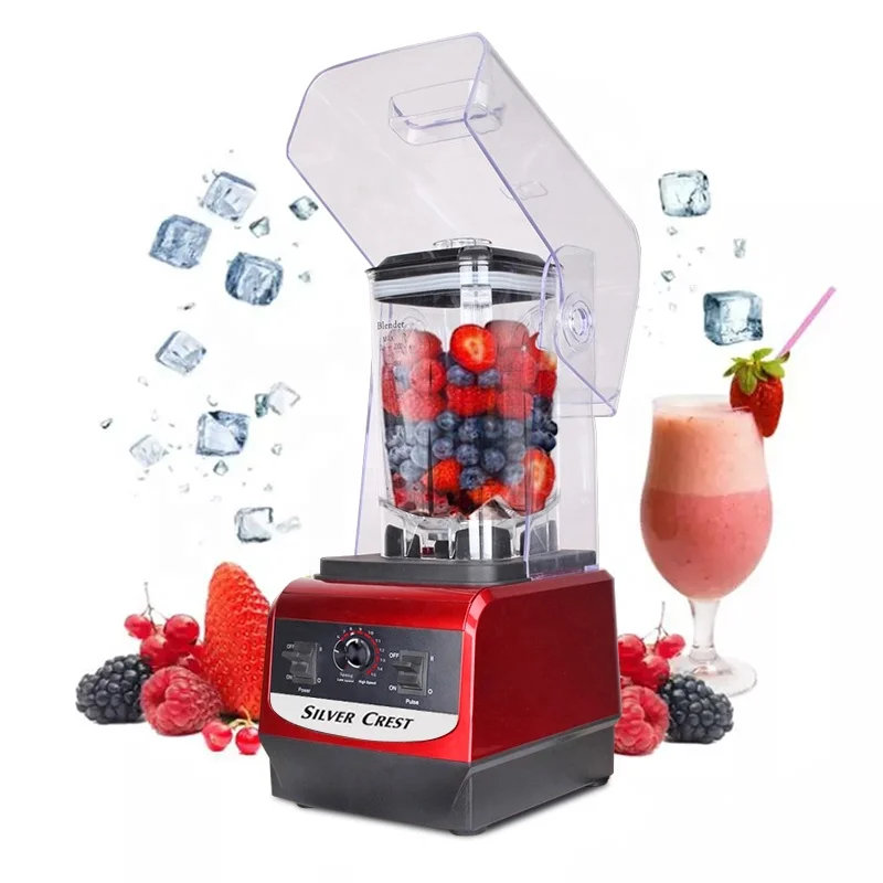 767S PLUS 4500W 2L heavy duty commercial blender with sound cover Silent Sound Proof Cover