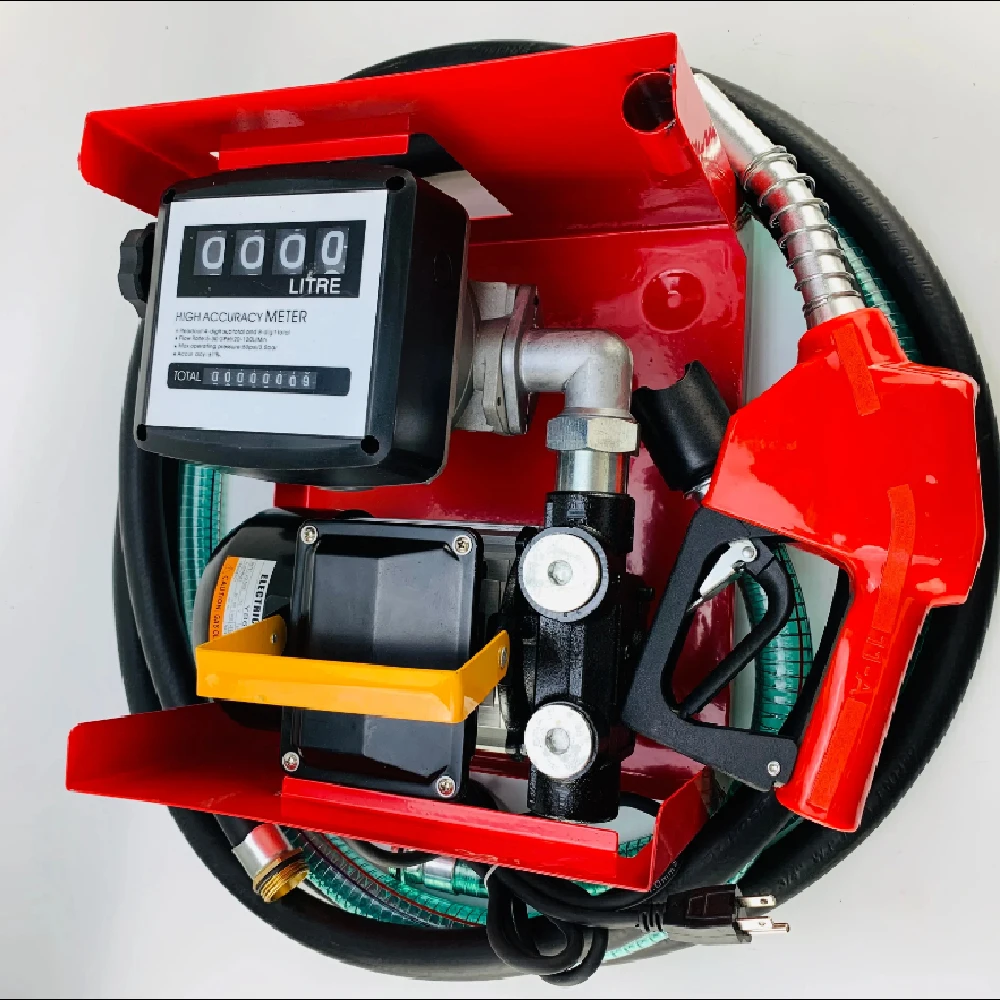 12v 40lpm mechanical diesel transmission pump set high-precision fuel transfer pump with digital instrument