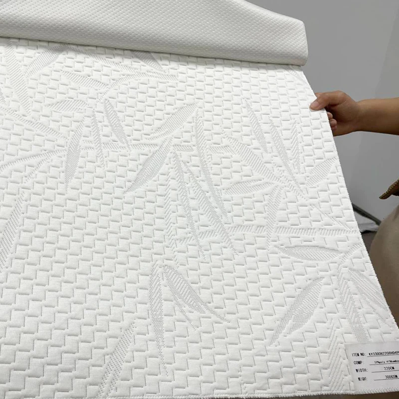 3D Air Waterproof Jacquard Knitted bamboo Fabric laminated Fabric for Home Textile Mattress Protector
