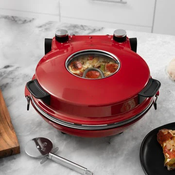 Pizza maker machine automatic with window Electric pizza oven make pizza maker