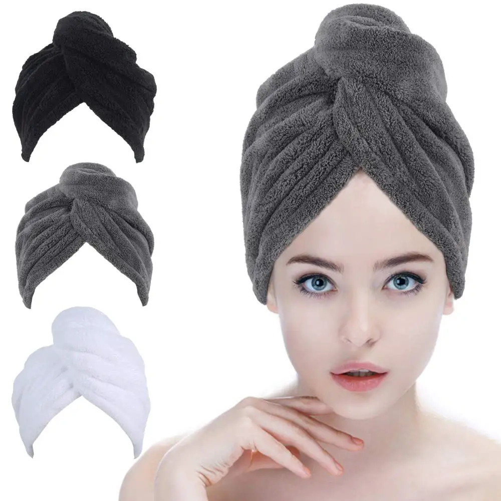 wholesale Hair Drying Cap/ quick dry hair towel/ pink hair cap