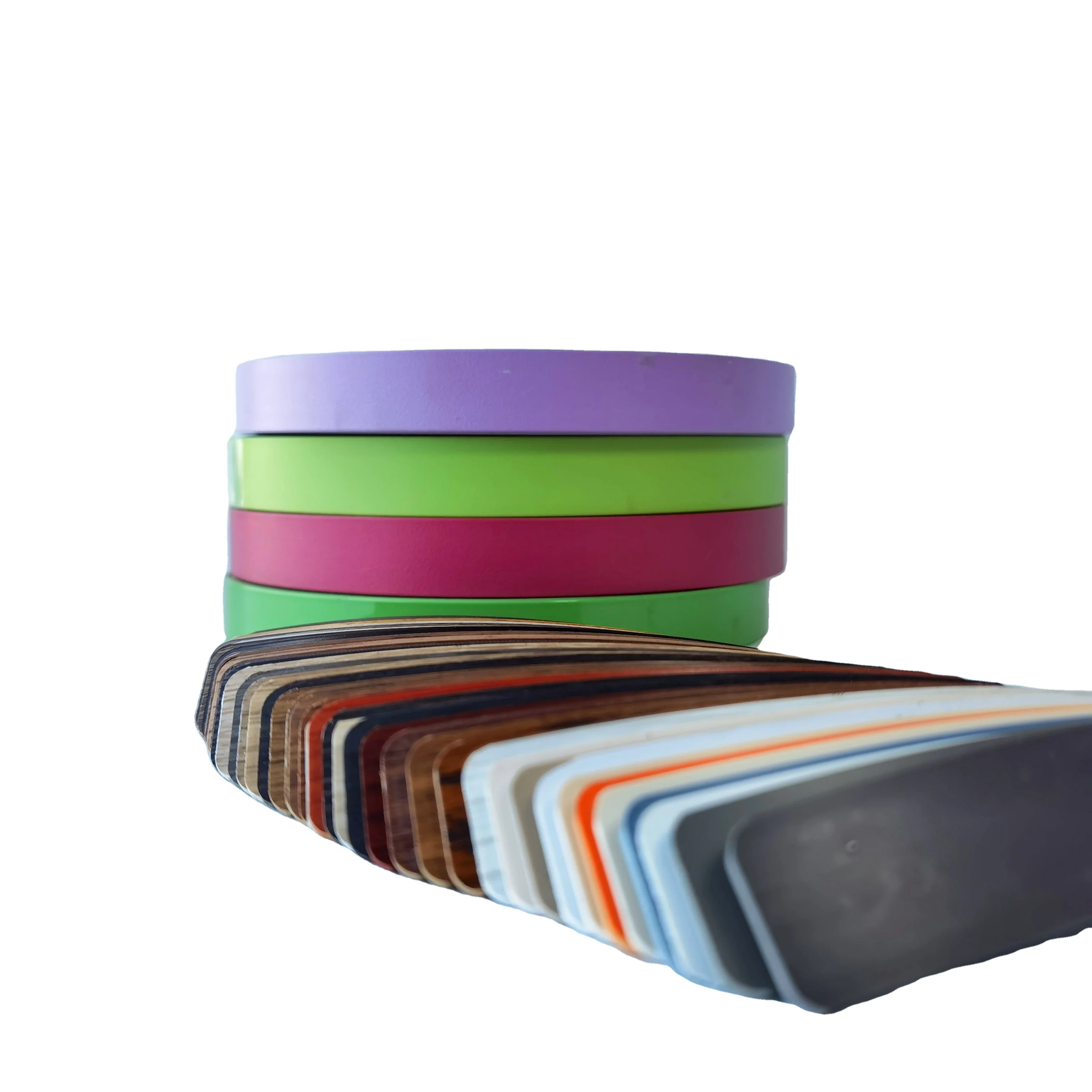 PVC edge lipping Strip Plastic Rubber Edge Protection Banding PVC Edge Banding Tape