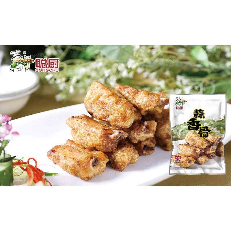 Chinese Fresh Ready-made Food Fried Ribs Chinese Fast Food Frozen Cooked Semi-finished Prepared Dishes Ready-to- Eat
