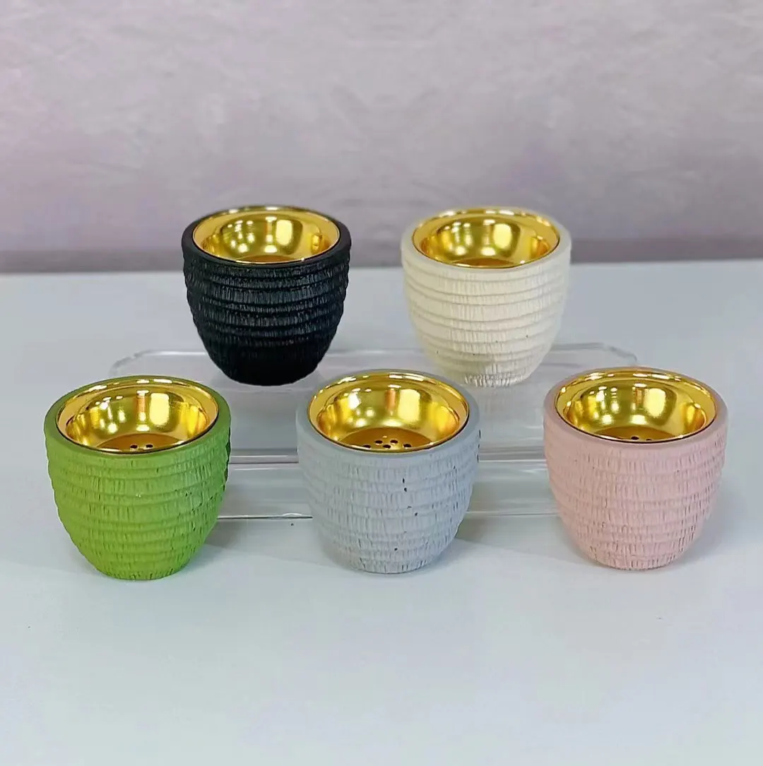 Minimalist Natural Home office fragrance resin Bakhoor Middle Eastern Arabic incense burner decoration desktop accessories