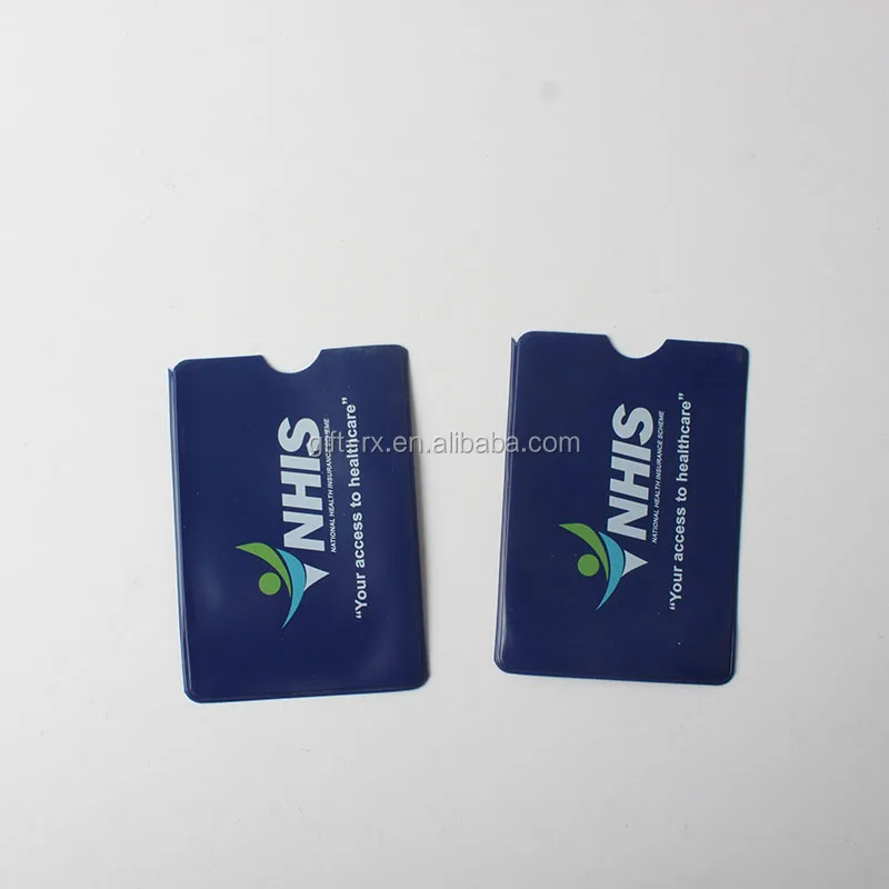 Business Style Flexible PVC Bank Credit Card Holder Case with PP Plastic Printed Logo Cartoon Pattern for ID Business Cards