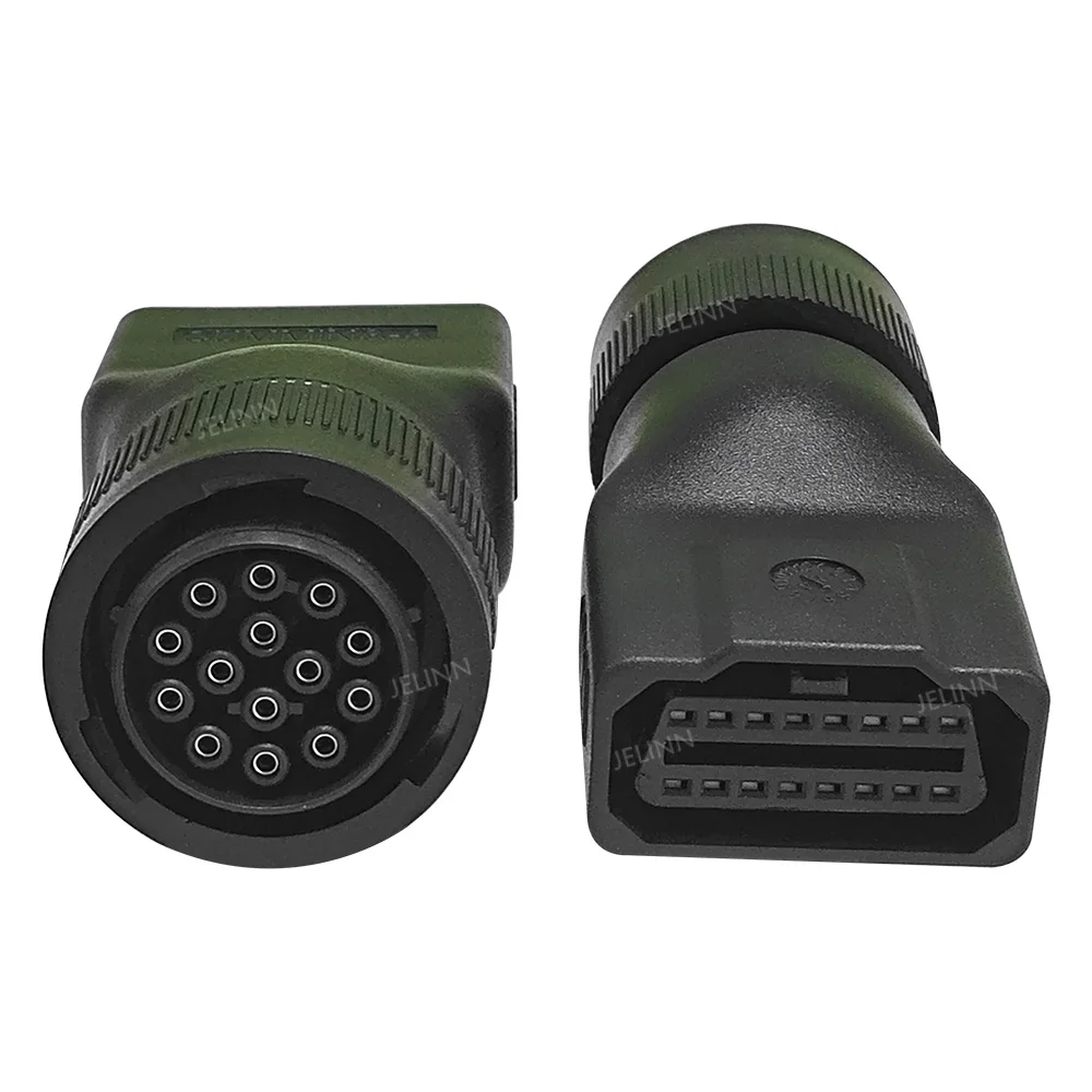 CAT 14 Pin to OBD 2 OBD2 16 Pin 16pin Female Adapter for Caterpillar