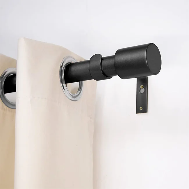 1 Inch Curtain Rods 28 to 86-Inch Curtain Rods for Windows 48 to 84 Hanging Curtain Rod & Wall Mount with Brackets