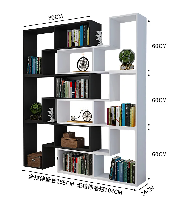
Wooden bookshelf wholesale CD bookcase design in book shelf cabinet modern bookcase 