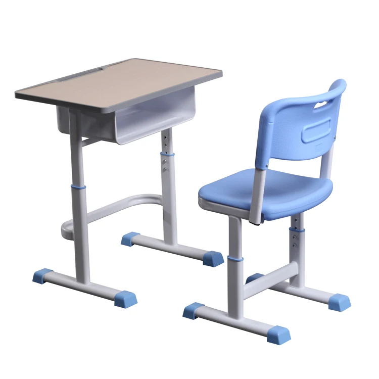 primary school secondary school student table classroom furniture height adjustable luxury desk and chair set