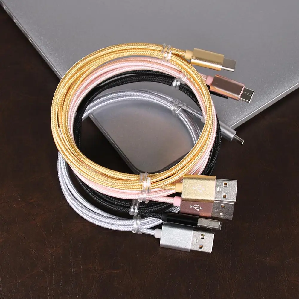 cantell factory price 2.1a usb type c cable braided usb c fast charging cable for Android