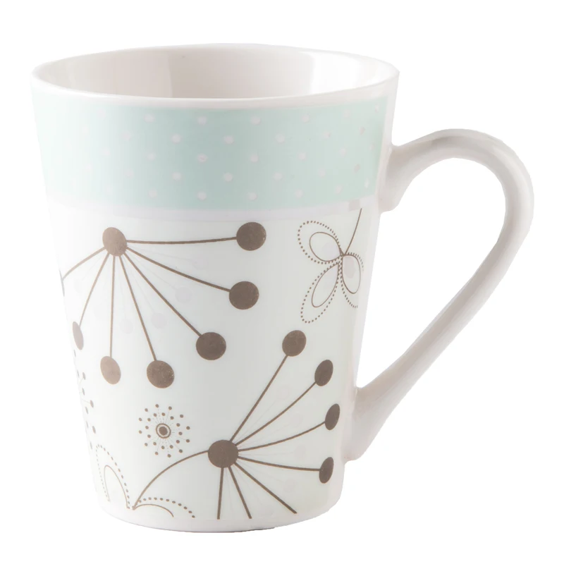 
 Китайский самый популярный недорогой небольшой расклешенный стакан с цветной наклейкой нового дизайна  