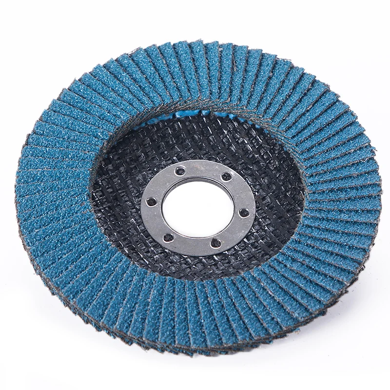 PEGASTAR 4.5 inch Zirconia Alumina flower shape abrasive flap disc