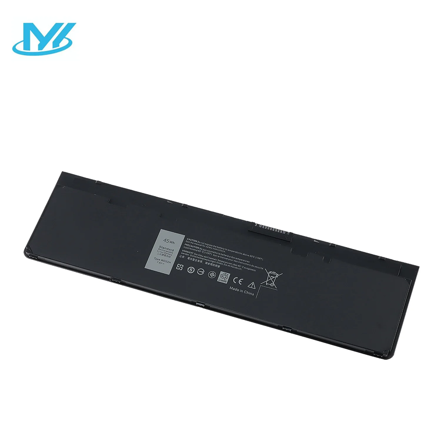 lithium ion batteries 7.4V 6300mAh WD52H laptop battery for DEL Latitud 12 7000 E7240 E7250 E7270 Series