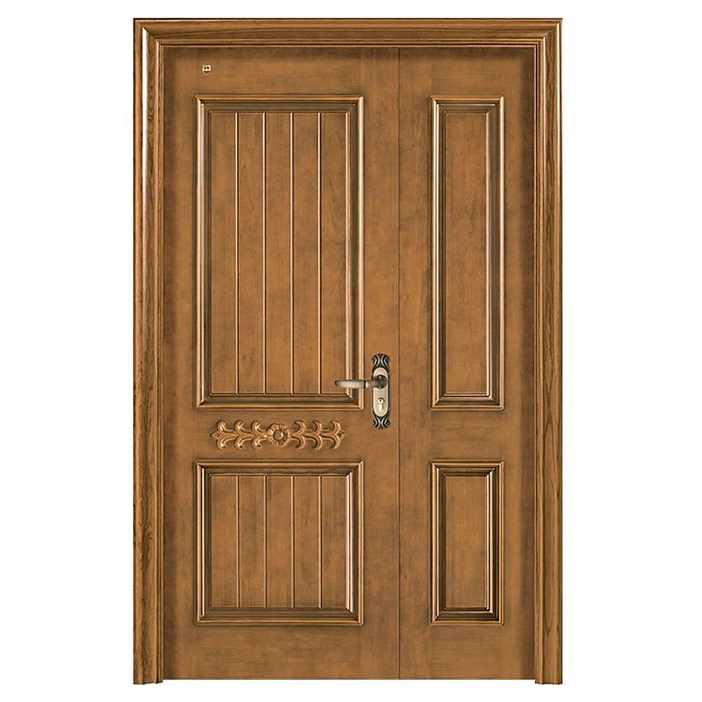 2023 дизайн из натурального шпона 100% двери массива