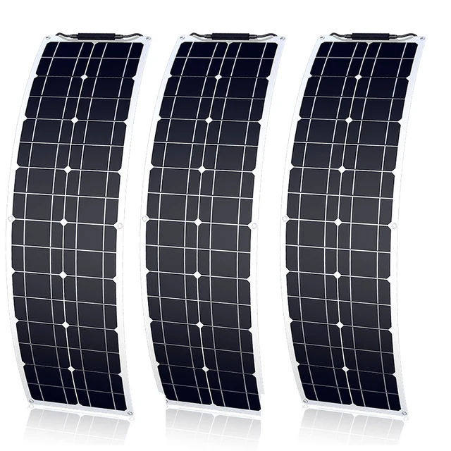sunpower high efficiency film flex able flexible solar panel powerful charging best solar panels flat custom for boat car